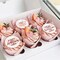 50 Pieces Tulip Cupcake Muffin Liners Paper Baking Cups Greaseproof Cupcake Wrappers for Birthday Wedding Party Baby Showers Catering Restaurants(Pink)